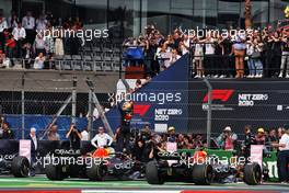 Race winner Max Verstappen (NLD) Red Bull Racing RB18 celebrates in parc ferme. 30.10.2022. Formula 1 World Championship, Rd 20, Mexican Grand Prix, Mexico City, Mexico, Race Day.