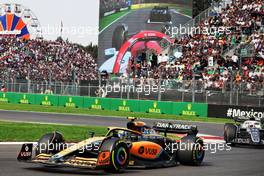 Lando Norris (GBR) McLaren MCL36. 30.10.2022. Formula 1 World Championship, Rd 20, Mexican Grand Prix, Mexico City, Mexico, Race Day.
