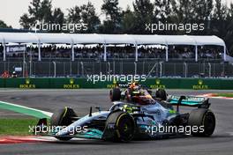Lewis Hamilton (GBR) Mercedes AMG F1 W13. 30.10.2022. Formula 1 World Championship, Rd 20, Mexican Grand Prix, Mexico City, Mexico, Race Day.