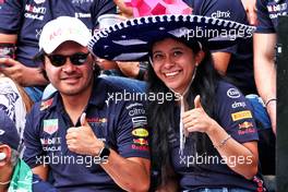 Circuit atmosphere - Red Bull Racing fans. 30.10.2022. Formula 1 World Championship, Rd 20, Mexican Grand Prix, Mexico City, Mexico, Race Day.