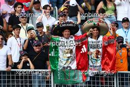 Fans. 29.10.2022. Formula 1 World Championship, Rd 20, Mexican Grand Prix, Mexico City, Mexico, Qualifying Day.