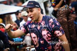 Fan of Sergio Perez (MEX), Red Bull Racing  29.10.2022. Formula 1 World Championship, Rd 20, Mexican Grand Prix, Mexico City, Mexico, Qualifying Day.