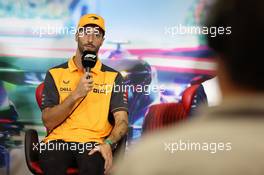 Daniel Ricciardo (AUS) McLaren, in the FIA Press Conference. 27.10.2022. Formula 1 World Championship, Rd 20, Mexican Grand Prix, Mexico City, Mexico, Preparation Day.