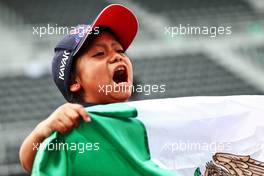 A young Sergio Perez (MEX) Red Bull Racing makes herself heard. 27.10.2022. Formula 1 World Championship, Rd 20, Mexican Grand Prix, Mexico City, Mexico, Preparation Day.