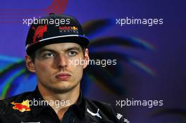 Max Verstappen (NLD) Red Bull Racing in the FIA Press Conference. 06.05.2022. Formula 1 World Championship, Rd 5, Miami Grand Prix, Miami, Florida, USA, Practice Day.