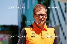 Andreas Seidl, McLaren Managing Director. 06.05.2022. Formula 1 World Championship, Rd 5, Miami Grand Prix, Miami, Florida, USA, Practice Day.