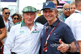 (L to R): Jackie Stewart (GBR) with Emerson Fittipaldi (BRA). 06.05.2022. Formula 1 World Championship, Rd 5, Miami Grand Prix, Miami, Florida, USA, Practice Day.