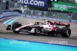 Guanyu Zhou (CHN) Alfa Romeo F1 Team C42. 06.05.2022. Formula 1 World Championship, Rd 5, Miami Grand Prix, Miami, Florida, USA, Practice Day.