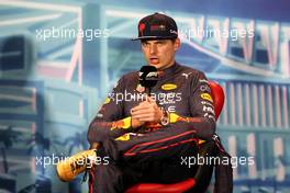 Max Verstappen (NLD) Red Bull Racing in the post race FIA Press Conference. 08.05.2022. Formula 1 World Championship, Rd 5, Miami Grand Prix, Miami, Florida, USA, Race Day.