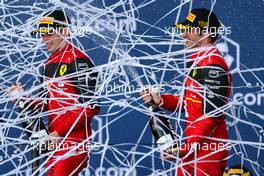 Charles Leclerc (FRA), Scuderia Ferrari and Carlos Sainz Jr (ESP), Scuderia Ferrari  08.05.2022. Formula 1 World Championship, Rd 5, Miami Grand Prix, Miami, Florida, USA, Race Day.