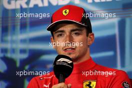 Charles Leclerc (MON) Ferrarii in the post race FIA Press Conference. 08.05.2022. Formula 1 World Championship, Rd 5, Miami Grand Prix, Miami, Florida, USA, Race Day.