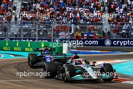 George Russell (GBR) Mercedes AMG F1 W13. 08.05.2022. Formula 1 World Championship, Rd 5, Miami Grand Prix, Miami, Florida, USA, Race Day.