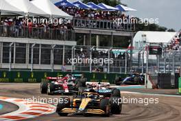 Daniel Ricciardo (AUS) McLaren MCL36. 08.05.2022. Formula 1 World Championship, Rd 5, Miami Grand Prix, Miami, Florida, USA, Race Day.
