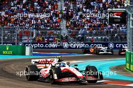 Mick Schumacher (GER) Haas VF-22. 08.05.2022. Formula 1 World Championship, Rd 5, Miami Grand Prix, Miami, Florida, USA, Race Day.