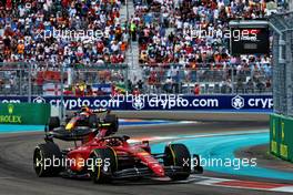Carlos Sainz Jr (ESP) Ferrari F1-75. 08.05.2022. Formula 1 World Championship, Rd 5, Miami Grand Prix, Miami, Florida, USA, Race Day.