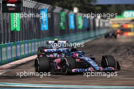 Fernando Alonso (ESP) Alpine F1 Team A522. 08.05.2022. Formula 1 World Championship, Rd 5, Miami Grand Prix, Miami, Florida, USA, Race Day.