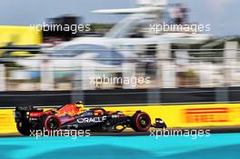 Sergio Perez (MEX) Red Bull Racing RB18. 07.05.2022. Formula 1 World Championship, Rd 5, Miami Grand Prix, Miami, Florida, USA, Qualifying Day.