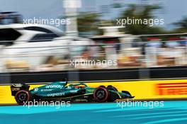 Lance Stroll (CDN) Aston Martin F1 Team AMR22. 07.05.2022. Formula 1 World Championship, Rd 5, Miami Grand Prix, Miami, Florida, USA, Qualifying Day.