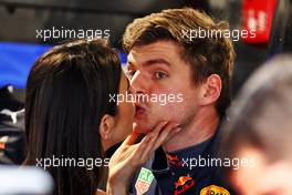 Max Verstappen (NLD) Red Bull Racing with his girlfriend Kelly Piquet (BRA). 07.05.2022. Formula 1 World Championship, Rd 5, Miami Grand Prix, Miami, Florida, USA, Qualifying Day.