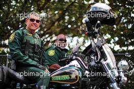 Atmosphere - police motorbike riders. 07.05.2022. Formula 1 World Championship, Rd 5, Miami Grand Prix, Miami, Florida, USA, Qualifying Day.