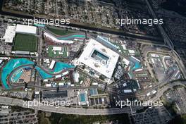 An aerial view of the circuit. 07.05.2022. Formula 1 World Championship, Rd 5, Miami Grand Prix, Miami, Florida, USA, Qualifying Day.
