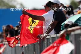Circuit atmosphere - Ferrari fans. 07.05.2022. Formula 1 World Championship, Rd 5, Miami Grand Prix, Miami, Florida, USA, Qualifying Day.