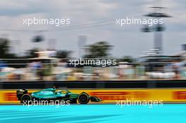 Sebastian Vettel (GER) Aston Martin F1 Team AMR22. 07.05.2022. Formula 1 World Championship, Rd 5, Miami Grand Prix, Miami, Florida, USA, Qualifying Day.