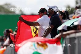 Circuit atmosphere - Ferrari fans. 07.05.2022. Formula 1 World Championship, Rd 5, Miami Grand Prix, Miami, Florida, USA, Qualifying Day.