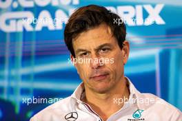 Toto Wolff (GER) Mercedes AMG F1 Shareholder and Executive Director in the FIA Press Conference. 07.05.2022. Formula 1 World Championship, Rd 5, Miami Grand Prix, Miami, Florida, USA, Qualifying Day.