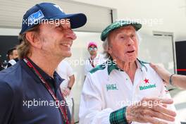 Emerson Fittipaldi (BRA) and Jackie Stewart (GBR) 07.05.2022. Formula 1 World Championship, Rd 5, Miami Grand Prix, Miami, Florida, USA, Qualifying Day.