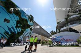 Paddock atmosphere. 05.05.2022. Formula 1 World Championship, Rd 5, Miami Grand Prix, Miami, Florida, USA, Preparation Day.
