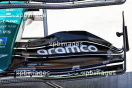 Aston Martin F1 Team AMR22 front wing. 05.05.2022. Formula 1 World Championship, Rd 5, Miami Grand Prix, Miami, Florida, USA, Preparation Day.