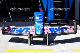 Alpine F1 Team A522 front wing. 05.05.2022. Formula 1 World Championship, Rd 5, Miami Grand Prix, Miami, Florida, USA, Preparation Day.
