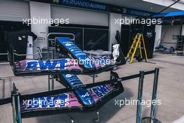 Alpine F1 Team A522 nosecones. 05.05.2022. Formula 1 World Championship, Rd 5, Miami Grand Prix, Miami, Florida, USA, Preparation Day.