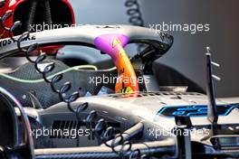 Mercedes AMG F1 W13 Halo cockpit cover. 05.05.2022. Formula 1 World Championship, Rd 5, Miami Grand Prix, Miami, Florida, USA, Preparation Day.
