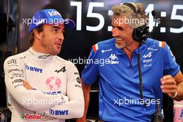 (L to R): Fernando Alonso (ESP) Alpine F1 Team with Edoardo Bendinelli (ITA) Alpine F1 Team Personal Trainer. 02.09.2022. Formula 1 World Championship, Rd 14, Dutch Grand Prix, Zandvoort, Netherlands, Practice Day.