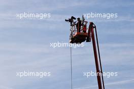 Circuit atmosphere - camera operator on a crane. 02.09.2022. Formula 1 World Championship, Rd 14, Dutch Grand Prix, Zandvoort, Netherlands, Practice Day.