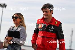 Carlos Sainz Jr (ESP) Ferrari with his girlfriend Isabel Hernaez. 02.09.2022. Formula 1 World Championship, Rd 14, Dutch Grand Prix, Zandvoort, Netherlands, Practice Day.