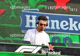 Circuit atmosphere - DJ at the podium. 04.09.2022. Formula 1 World Championship, Rd 14, Dutch Grand Prix, Zandvoort, Netherlands, Race Day.