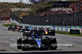 Alexander Albon (THA) Williams Racing FW44 - practice start. 03.09.2022. Formula 1 World Championship, Rd 14, Dutch Grand Prix, Zandvoort, Netherlands, Qualifying Day.