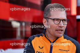 Andreas Seidl, McLaren Managing Director. 03.09.2022. Formula 1 World Championship, Rd 14, Dutch Grand Prix, Zandvoort, Netherlands, Qualifying Day.