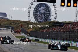 George Russell (GBR) Mercedes AMG F1 W13 - practice start. 03.09.2022. Formula 1 World Championship, Rd 14, Dutch Grand Prix, Zandvoort, Netherlands, Qualifying Day.