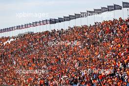 Circuit atmosphere - fans in the grandstand. 03.09.2022. Formula 1 World Championship, Rd 14, Dutch Grand Prix, Zandvoort, Netherlands, Qualifying Day.