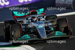 George Russell (GBR) Mercedes AMG F1 W13. 25.03.2022 Formula 1 World Championship, Rd 2, Saudi Arabian Grand Prix, Jeddah, Saudi Arabia, Practice Day.