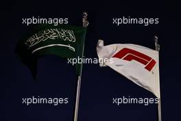 Circuit atmosphere - flags. 25.03.2022 Formula 1 World Championship, Rd 2, Saudi Arabian Grand Prix, Jeddah, Saudi Arabia, Practice Day.