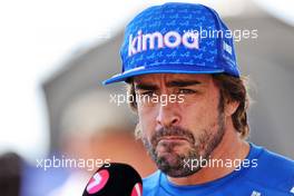 Fernando Alonso (ESP) Alpine F1 Team. 25.03.2022 Formula 1 World Championship, Rd 2, Saudi Arabian Grand Prix, Jeddah, Saudi Arabia, Practice Day.