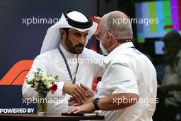 (L to R): Mohammed Bin Sulayem (UAE) FIA President with Eduardo Freitas (POR) FIA Race Director. 25.03.2022 Formula 1 World Championship, Rd 2, Saudi Arabian Grand Prix, Jeddah, Saudi Arabia, Practice Day.