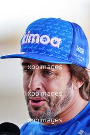 Fernando Alonso (ESP) Alpine F1 Team. 25.03.2022 Formula 1 World Championship, Rd 2, Saudi Arabian Grand Prix, Jeddah, Saudi Arabia, Practice Day.