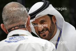 Mohammed Bin Sulayem (UAE) FIA President with Eduardo Freitas (POR) FIA Race Director. 25.03.2022 Formula 1 World Championship, Rd 2, Saudi Arabian Grand Prix, Jeddah, Saudi Arabia, Practice Day.