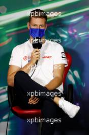 Mick Schumacher (GER) Haas F1 Team in the FIA Press Conference. 25.03.2022 Formula 1 World Championship, Rd 2, Saudi Arabian Grand Prix, Jeddah, Saudi Arabia, Practice Day.